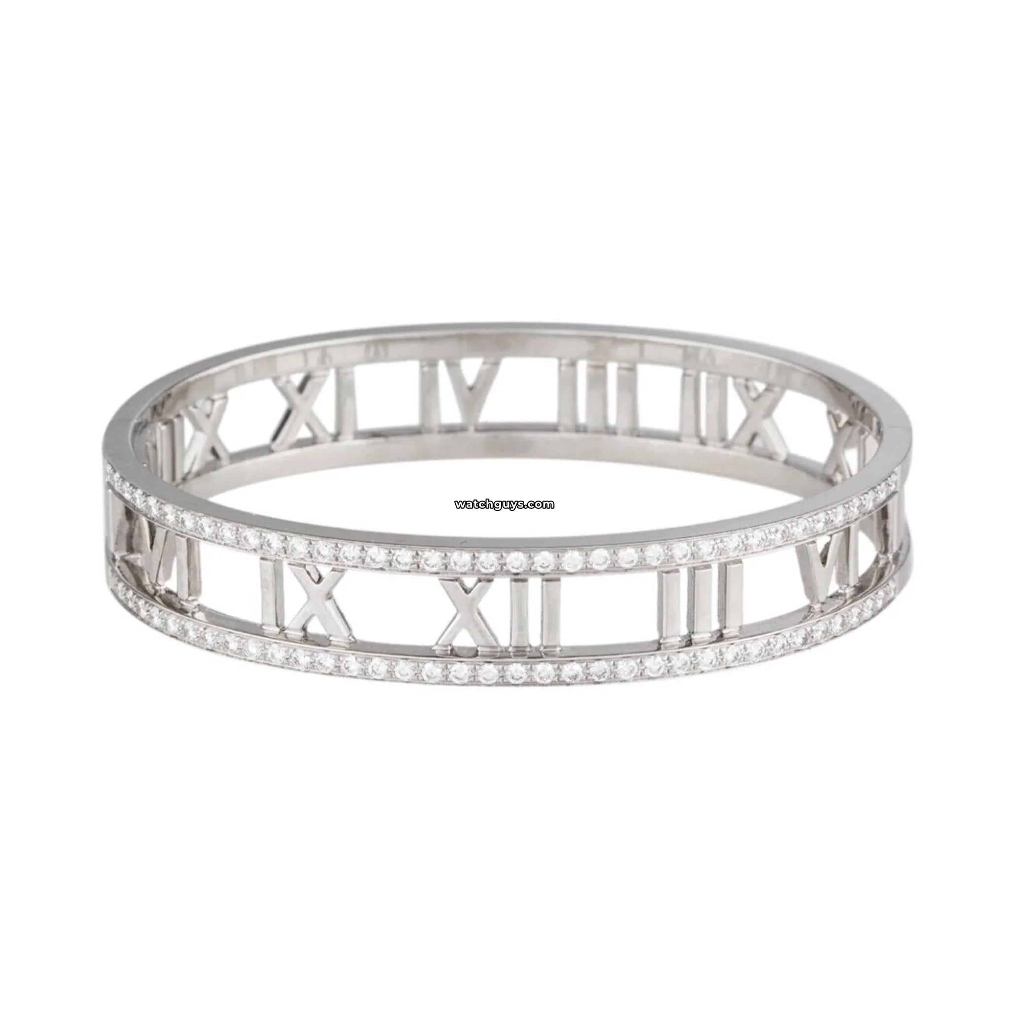 Tiffany & Co. Atlas Diamond Bracelet 18K White Gold - Luxury Diamond Tennis Bracelet for Women, Perfect for Weddings, Anniversaries & Special Occasions