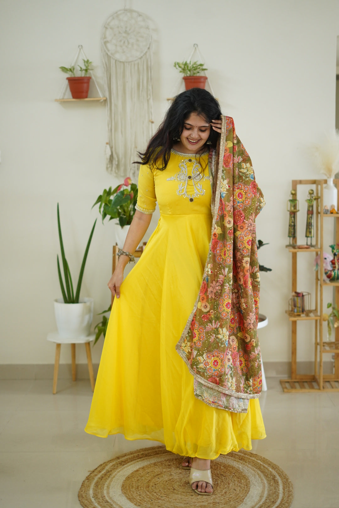 Premium Designer Anarkali Dress for Women | Elegant Indian Ethnic Wear | Perfect for Weddings, Parties & Festive Occasions