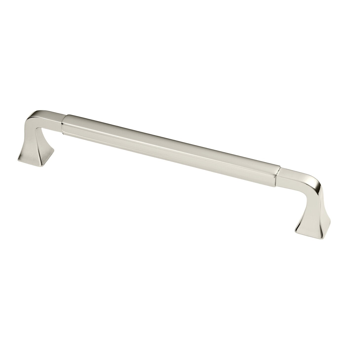 Tudor Transitional Pull Handle - Polished Nickel Finish (3 Sizes Available) for Cabinet Doors and Drawers - Perfect for Kitchen & Bathroom Renovations