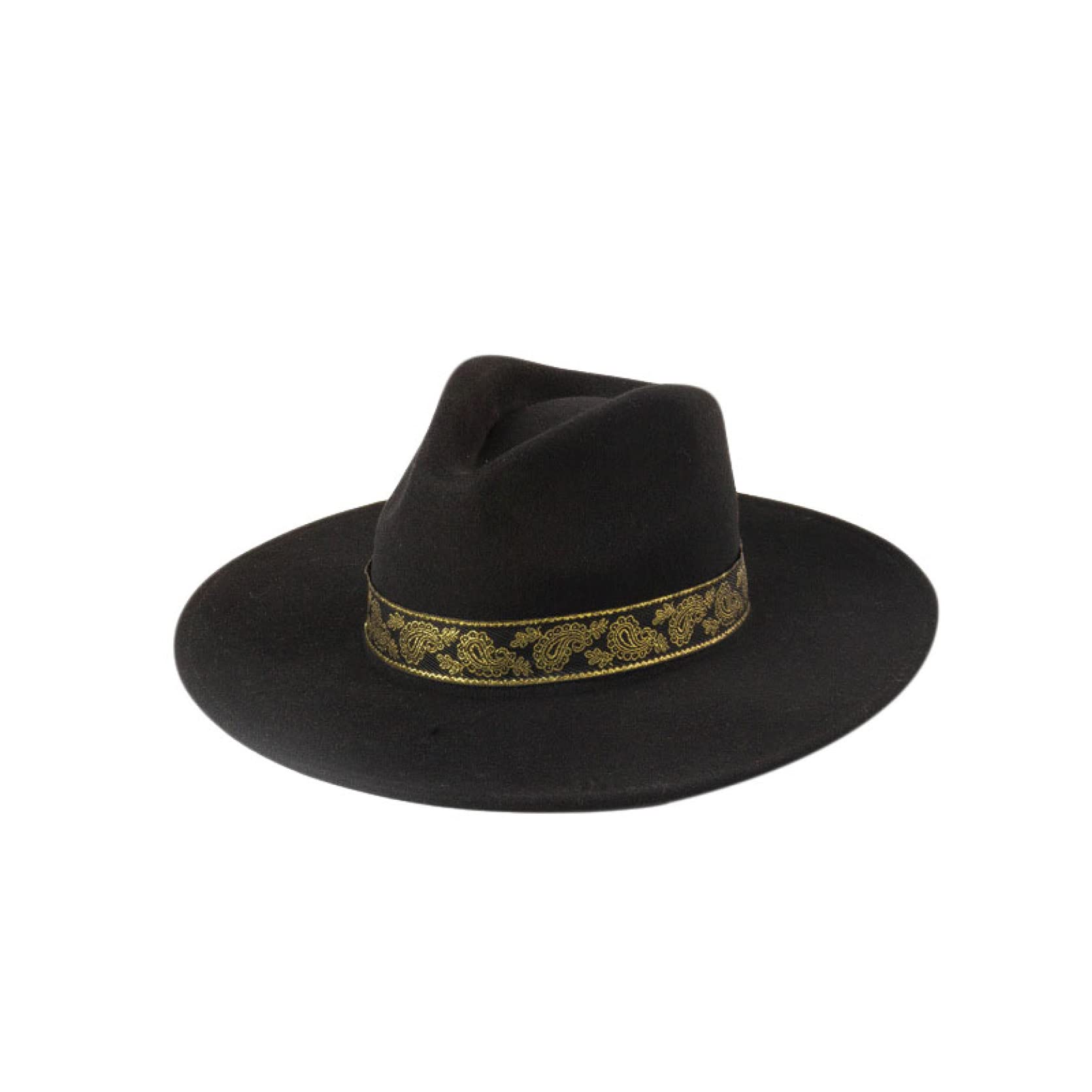 Stylish Men's Wide Brim Wool Felt Fedora Hat with Embroidered Ribbon - Classic Floppy Jazz Hat for Casual Wear & Travel - Perfect for Outdoor Events, Beach Vacations and Fashion Accessories