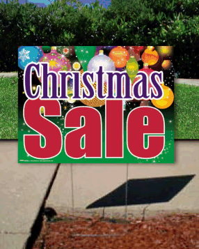 Coroplast Yard Signs for Christmas Sale - Durable Plastic Lawn Signs for Holiday Promotions, Business Advertising & Events (Stakes Not Included) - Perfect for Seasonal Sales, Festive Decorations & Outdoor Marketing