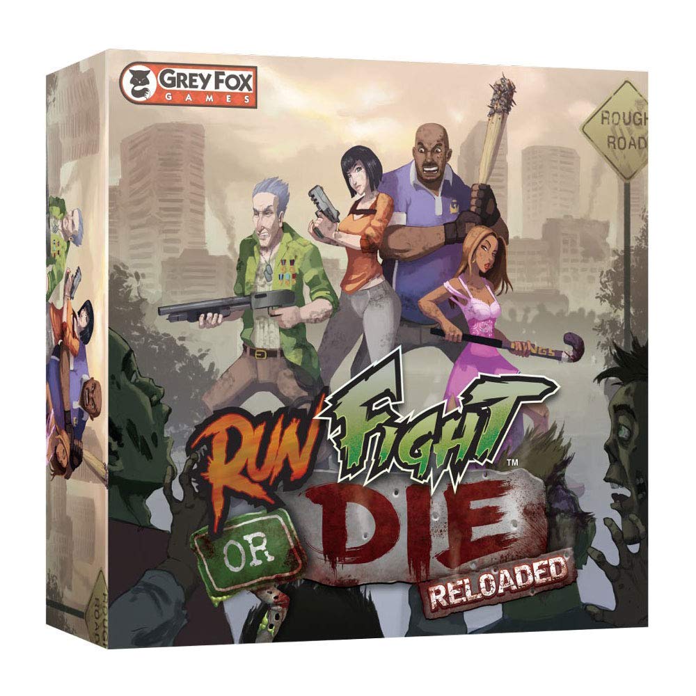 Run Fight or Die: Reloaded - Zombie Survival Board Game by Grey Fox Games | Cooperative Strategy Game for Adults & Teens | Perfect for Game Nights & Halloween Parties