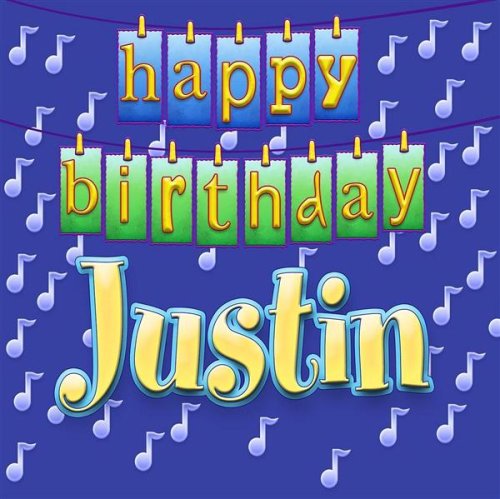 Happy Birthday Justin - Personalized Birthday Gifts for Men, Women, Kids | Perfect for Parties, Celebrations & Surprises