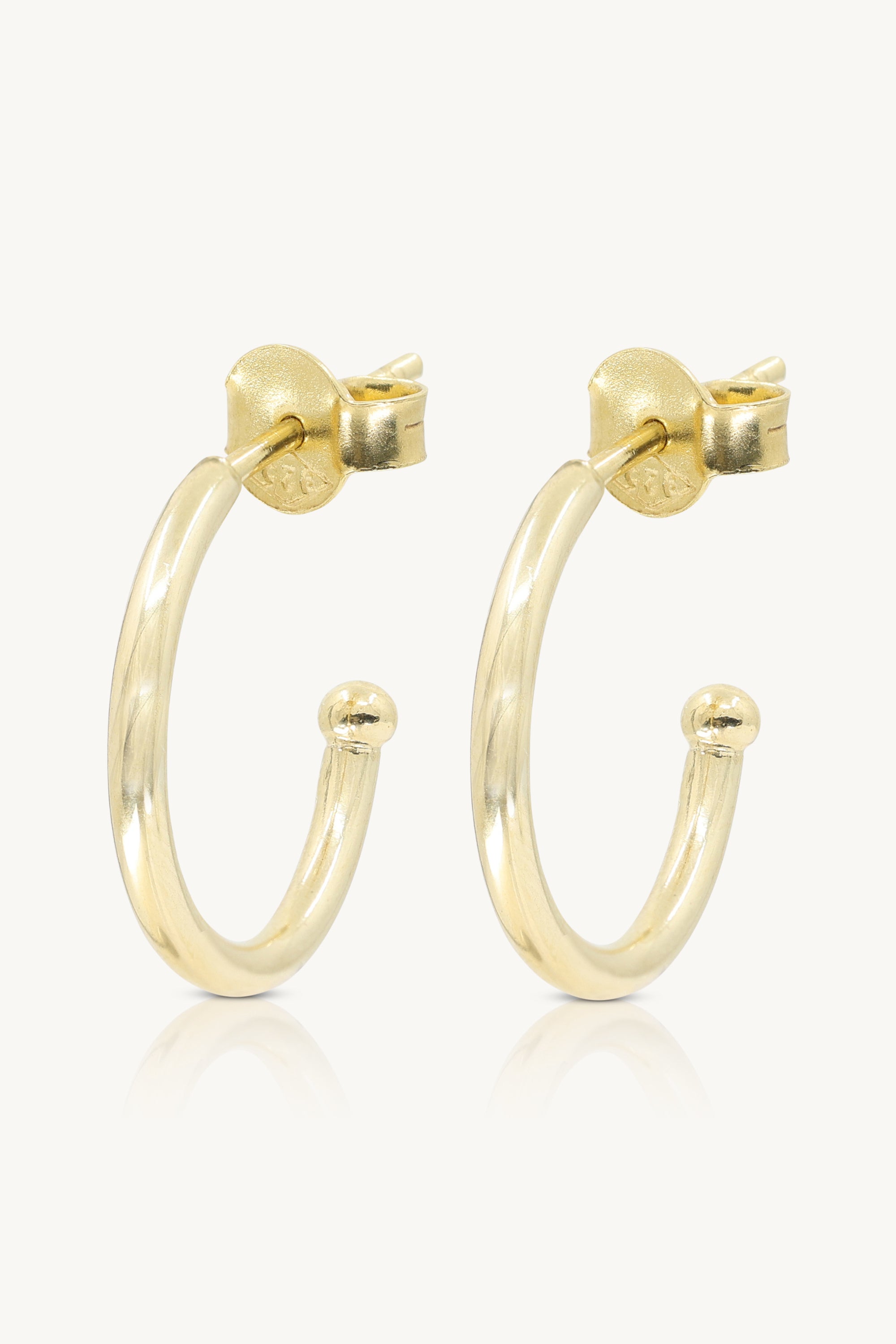 Stylish Large Polished Gold Hoop Earrings for Women - Perfect for Parties, Weddings & Everyday Wear