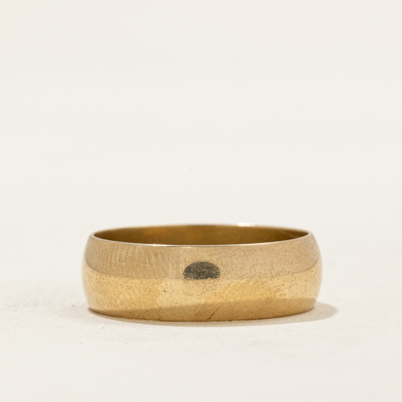 18K Yellow Gold London Wedding Band Ring - 6.20mm Width - Size 8 - Perfect for Anniversary, Engagement & Bridal Jewelry Gifts