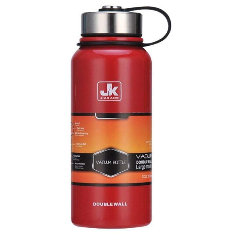 600ml/1000ml/1500ml JK Double Wall Insulated Stainless Steel Water Bottle - Leakproof Vacuum Flask for Gym, Hiking & Travel - BPA Free Hot & Cold Beverage Container