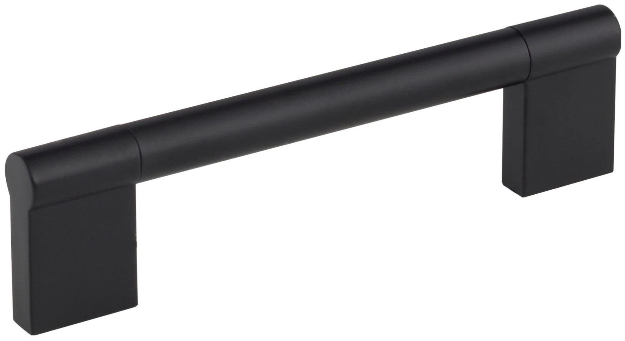 10-Pack Matte Black Knox Cabinet Bar Pulls - 128mm Center-to-Center - Modern Kitchen & Bathroom Hardware for Drawers and Cabinets