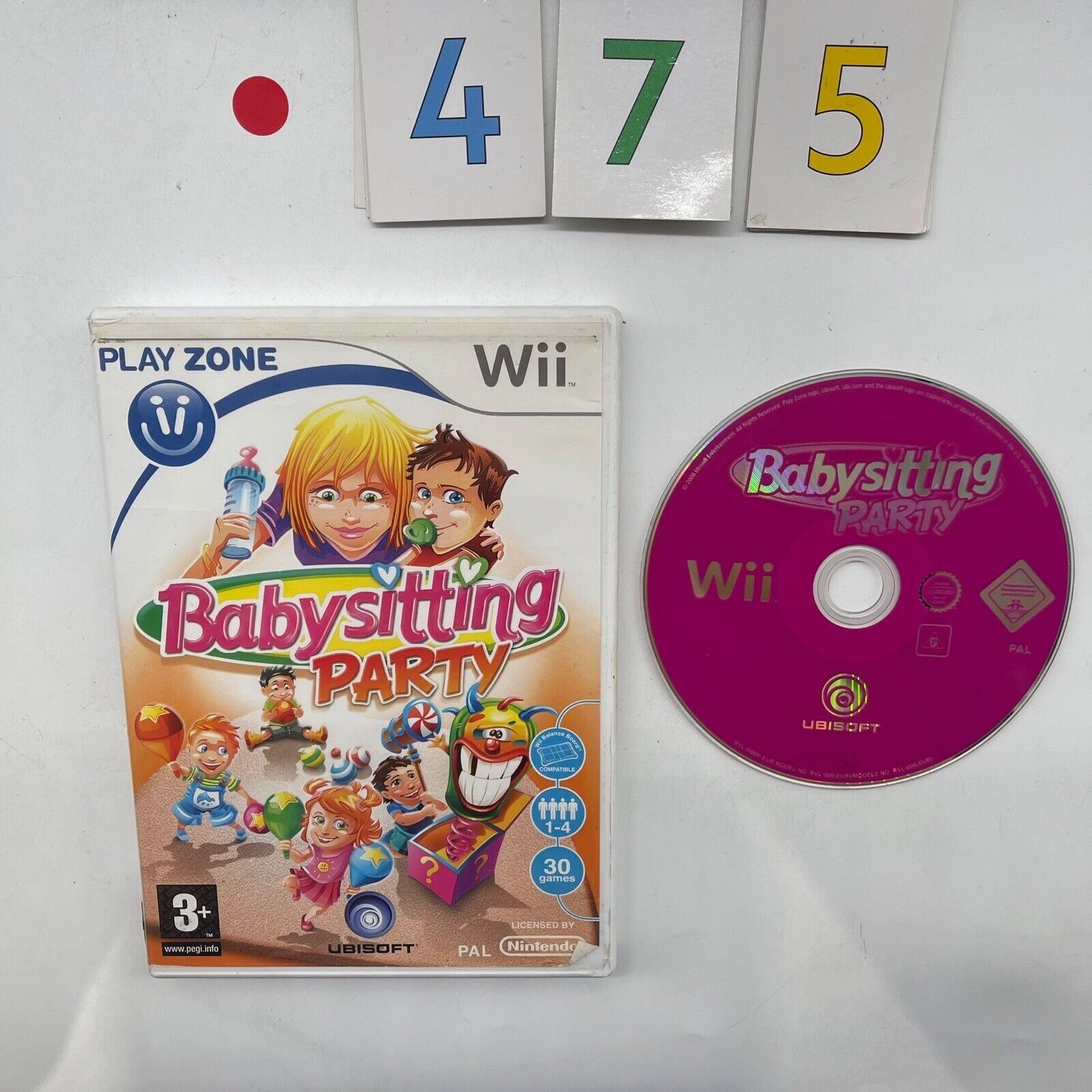 Babysitting Party Nintendo Wii Game PAL - Fun Family & Kids Party Game for Wii Console