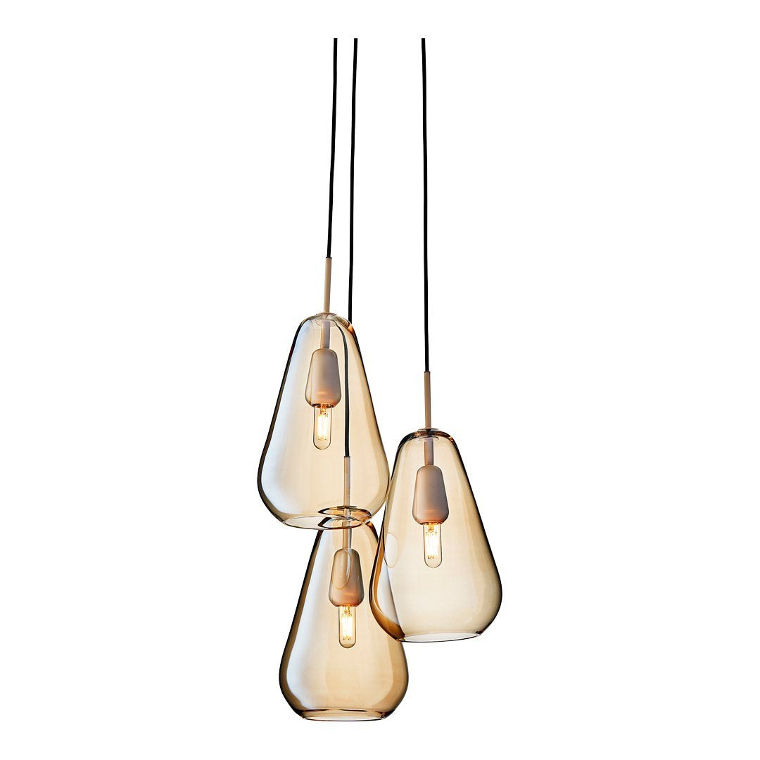 Anoli 3-Light Crystal Chandelier - Elegant Modern Ceiling Light Fixture for Dining Room, Bedroom, or Living Room Decor