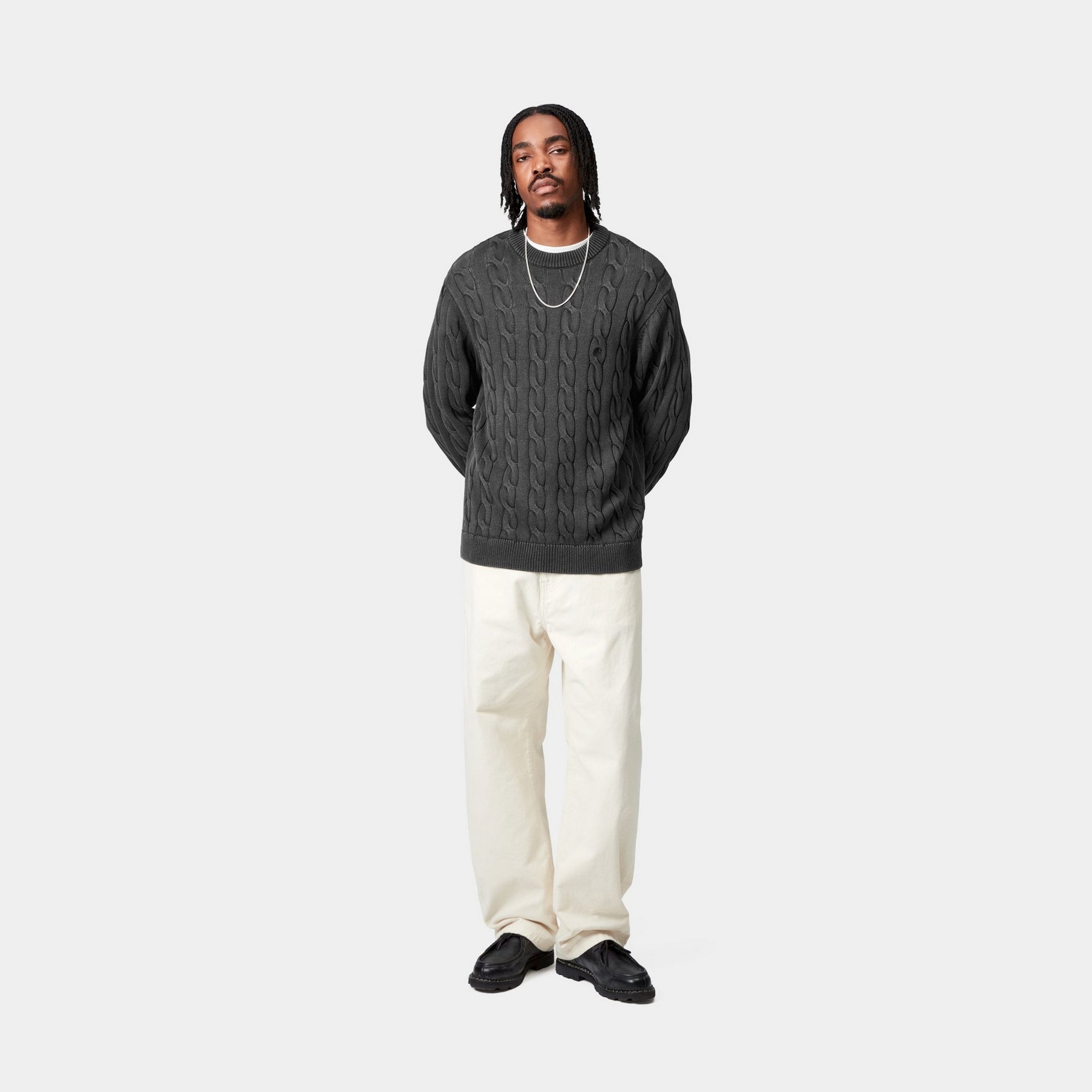 Women's Carter Sweater - Soft & Cozy Black Pullover for Fall & Winter | Perfect for Casual Outfits, Layering & Cold Weather