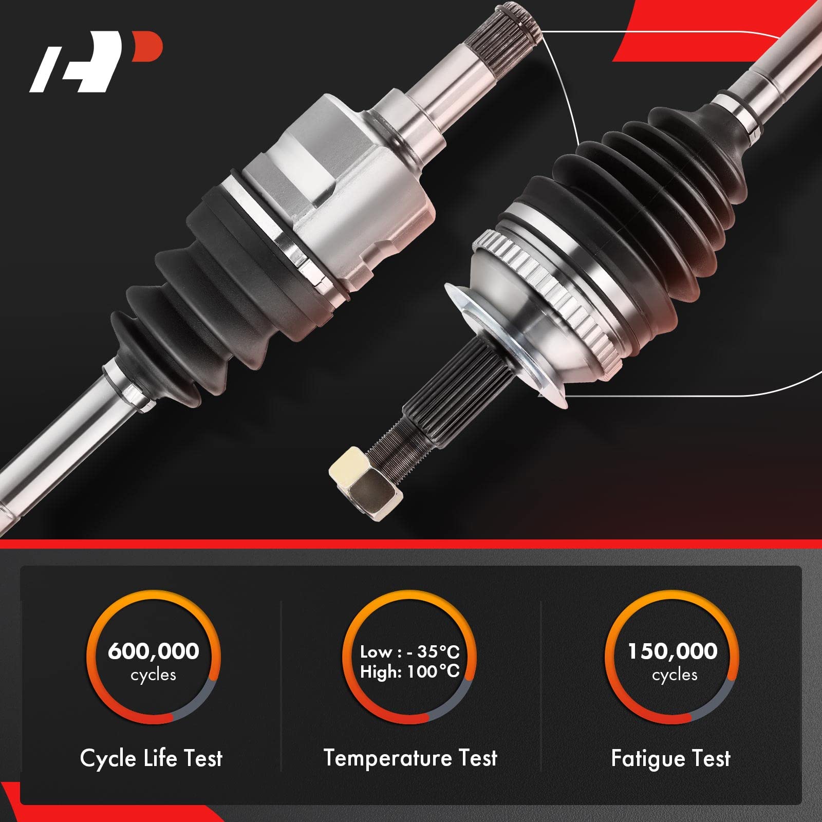 Premium CV Axle Shaft Assembly for Hyundai Sonata 2011-2014 - Automatic Transmission - Front Left Driver Side - Durable Replacement Part for Smooth Ride & Performance - Perfect for Daily Commuting & Highway Driving