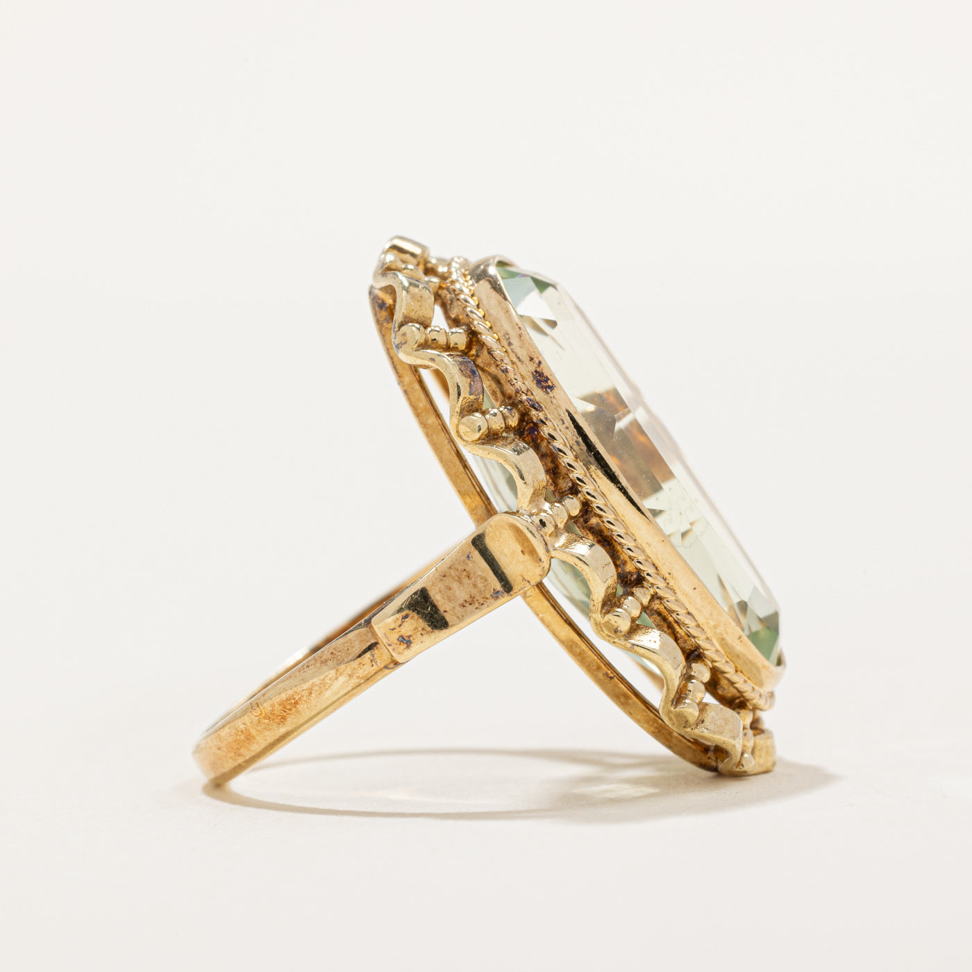 Dutch Hallmarked 11.50ct Synthetic Spinel Cocktail Ring - Size 5.5 | Elegant Evening Wear & Special Occasion Jewelry