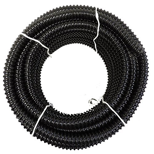 Hydromaxx 1.5 Inch Diameter x 25 Feet Flexible Water Hose - Non-Kink Garden Hose, Pond Tubing for Watering, Irrigation & Outdoor Use - UL Certified (US Standard Size)