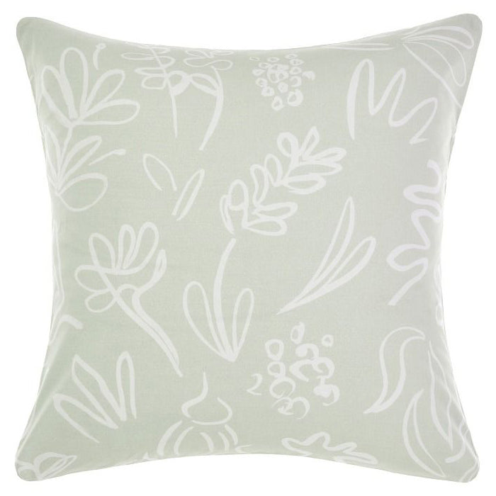 Premium Adley Eucalyptus European Pillowcase - 100% Organic Cotton, Breathable & Hypoallergenic - Perfect for Bedroom, Guest Room & Luxury Hotels