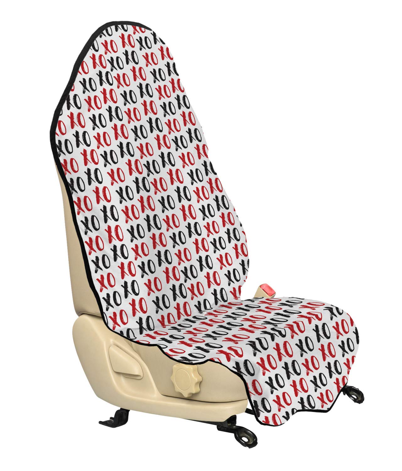 Ambesonne Abstract Car Seat Cover Hoodie - Non-Slip Universal Fit (30