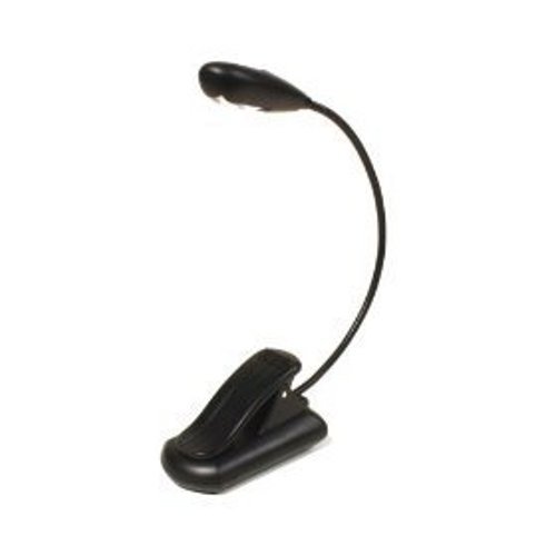 Navitech Clip On Flexible LED Book Light - Adjustable Reading Light & Night Light Compatible with Kindle (2011 Release), Lighter & Portable Design - Perfect for Bedtime Reading, Travel, and Gifts