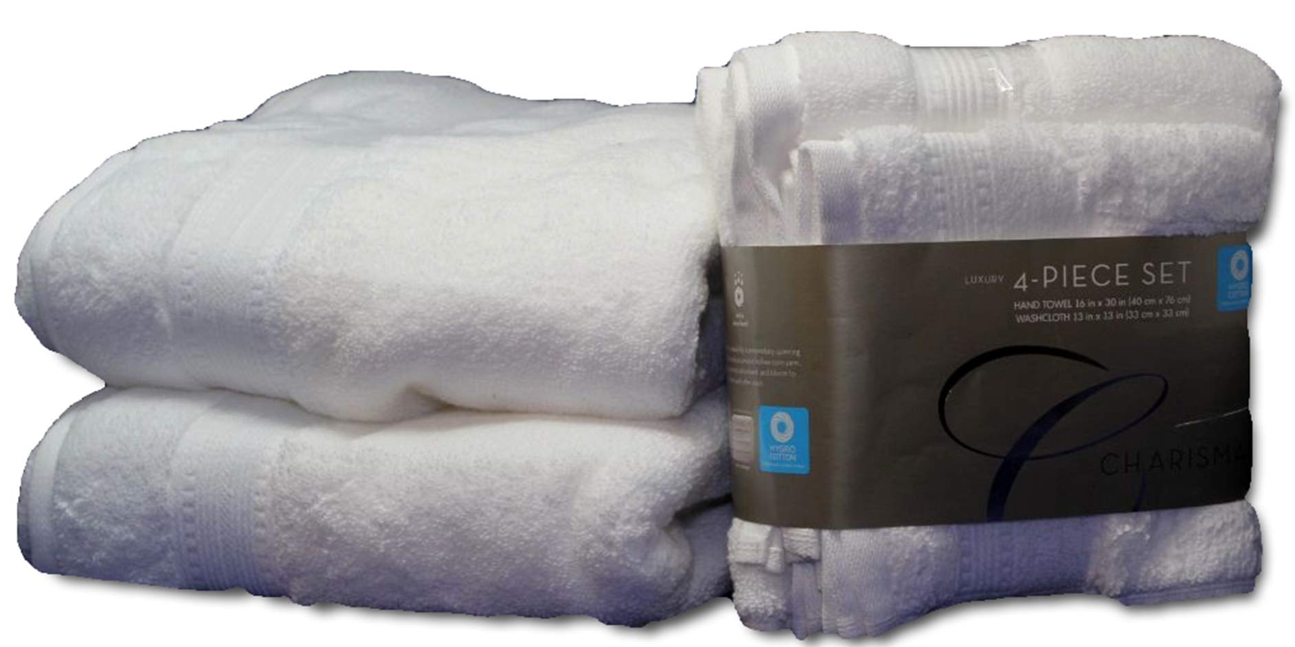 Premium 6-Piece Luxury Plush Towel Set - Ultra Soft Bath Towels, Hand Towels & Washcloths Bundle | Charisma Collection | Perfect for Spa, Bathroom & Guest Use