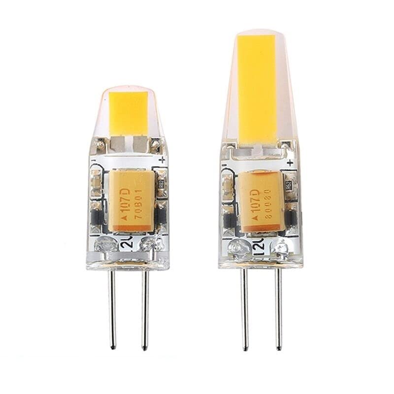 6pcs 12V AC/DC Mini G4 LED Bulbs - 3W/6W Dimmable COB Lights with 360° Beam Angle | Energy-Efficient Halogen Replacement for Chandeliers, Home & Commercial Lighting | Perfect for Bedroom, Living Room, Restaurant & Hotel Decor