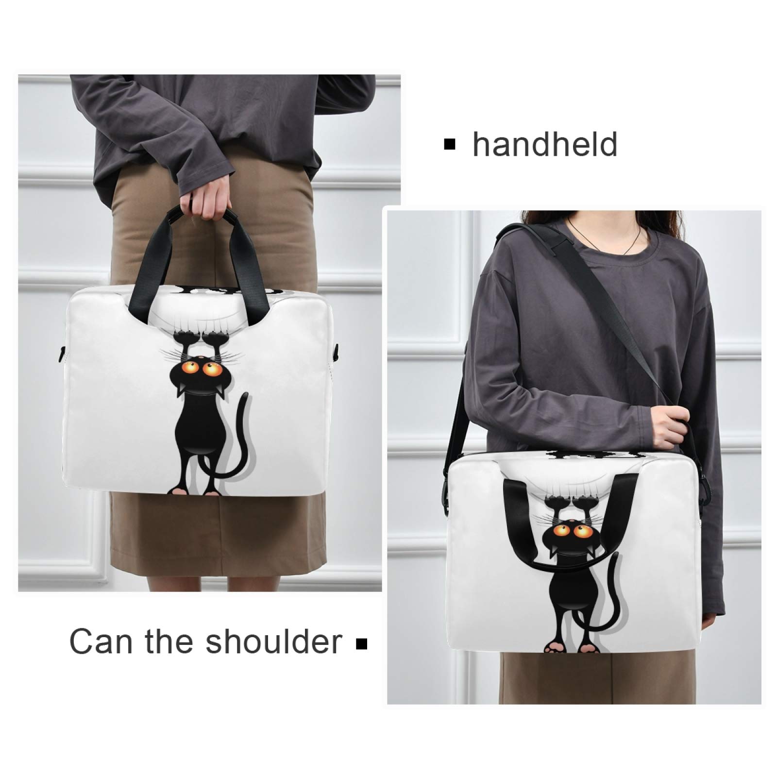 13-15.6 Inch Laptop Bag with Protective Case - Durable Polyester Computer Carrying Case for School, Office & Travel