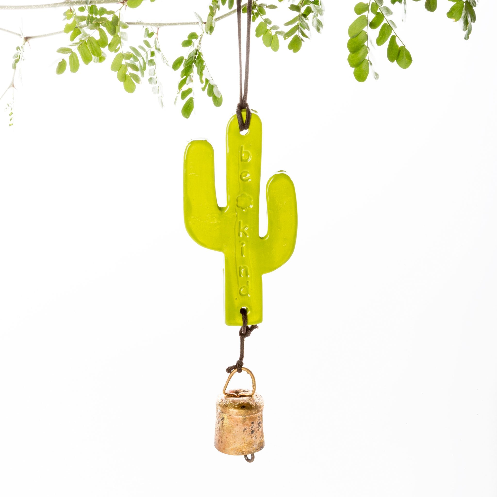 Ben's Bells Cactus Ornament - Handmade Ceramic Cactus Decor for Home, Garden & Office | Perfect Gift for Plant Lovers, Housewarming & Southwest Style Decor