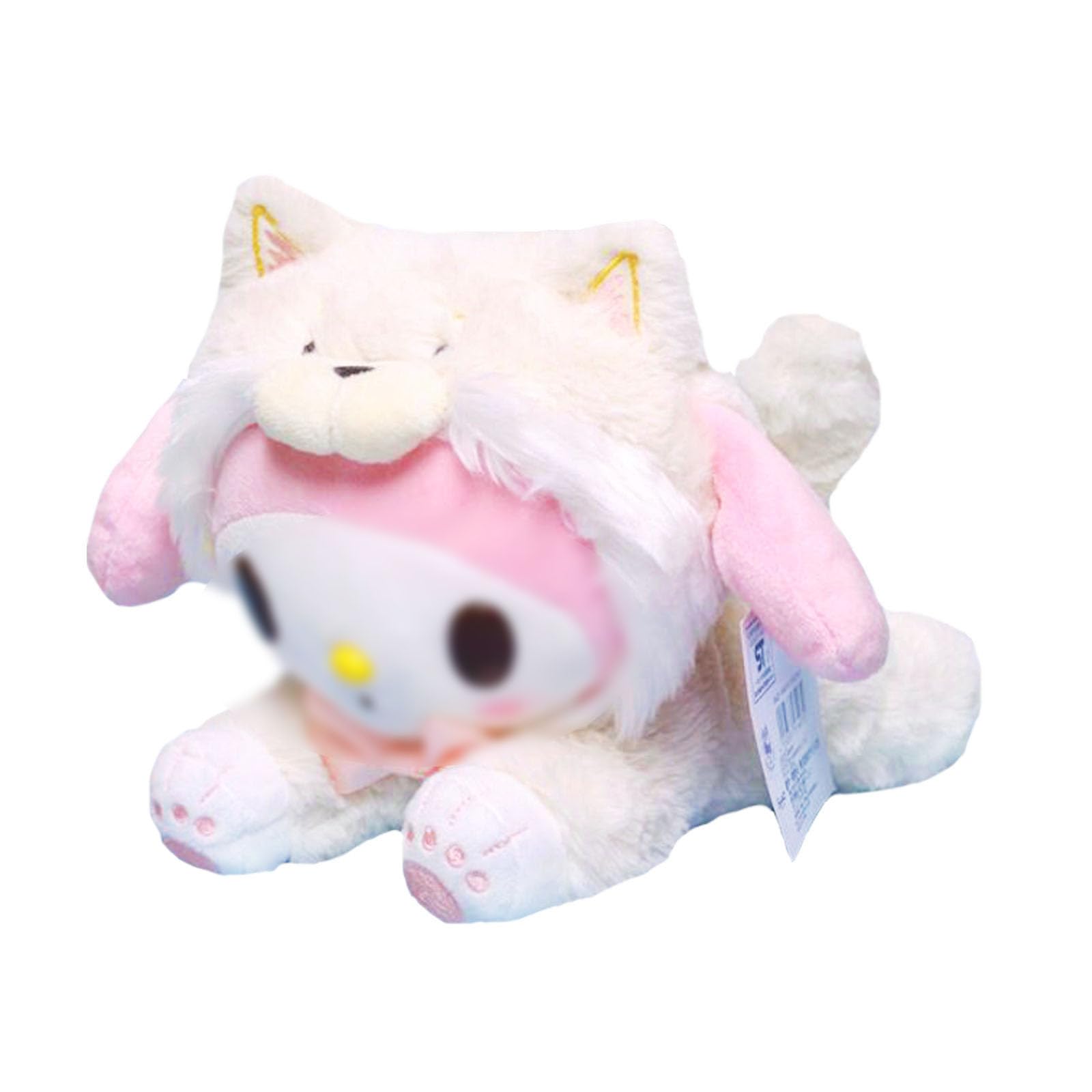 1 PC Cartoon Plush Stuffed Animal Toy - 8 Inch Soft Anime Plush Doll, Cute Kawaii Stuffed Figure for Kids, Girls & Fans - Perfect Gift for Birthdays, Party Favors & Gift Bag Fillers (Pink) - Great for Cuddling, Room Decor & Stress Relief