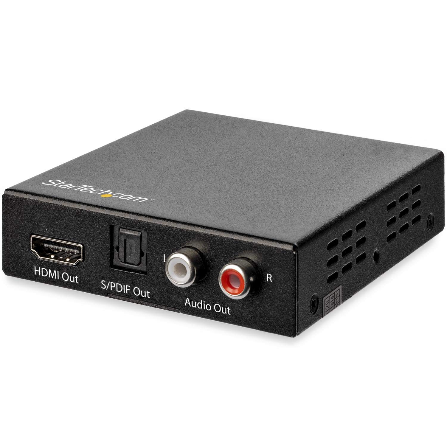 StarTech.com HDMI Audio Extractor 4K 60Hz HDR - HDMI to Optical Toslink & RCA Audio Converter - HD202A for Home Theater, Gaming & PC Audio Setup