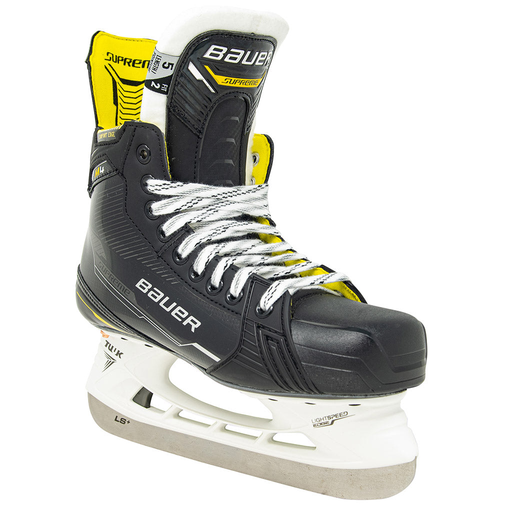 Bauer Supreme M4 Intermediate Ice Hockey Skates - High-Performance Skates for Youth & Teen Players - Perfect for Competitive Games & Practice Sessions