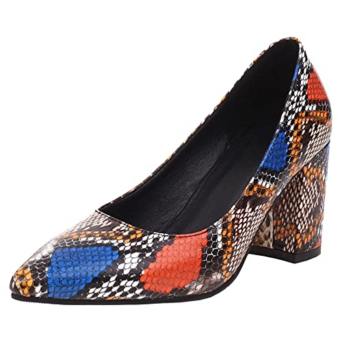 Snakeskin Red Blue
