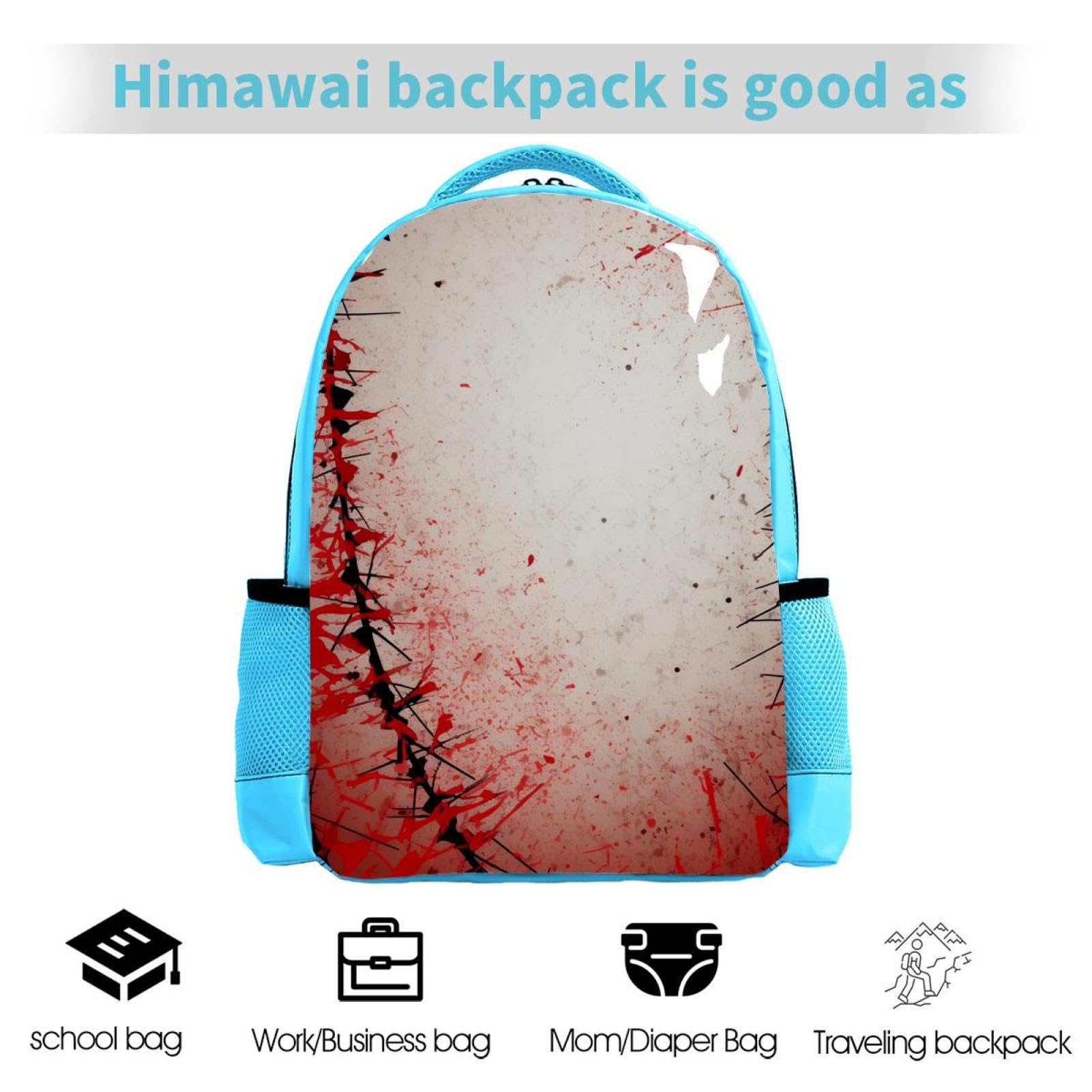 Durable Baseball Texture Travel Backpack for Men & Women - Lightweight Carry-On Backpack for Commuting, Hiking & Business Trips