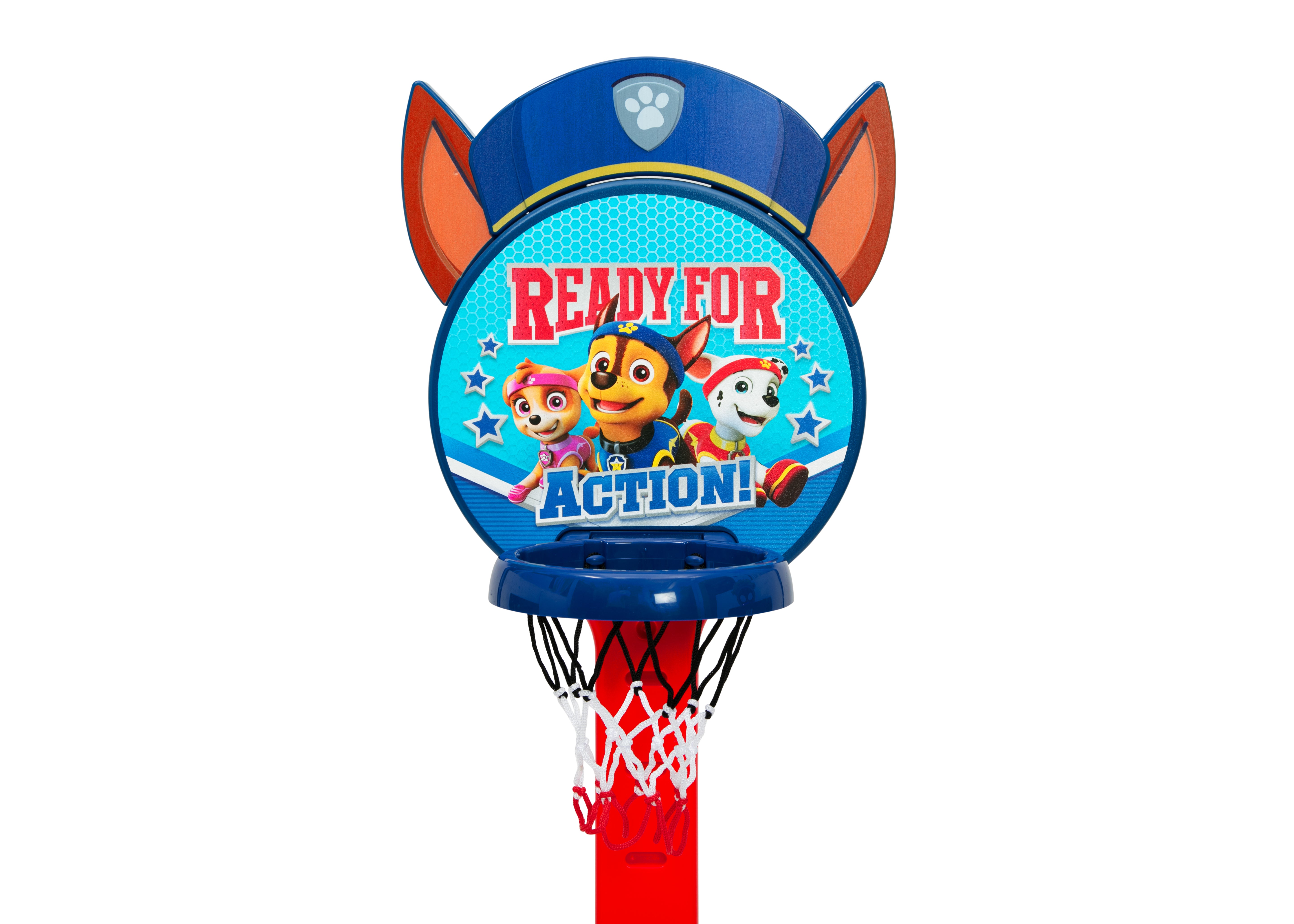 PAW Patrol Kids Basketball Set - Durable Plastic Hoop & Ball for Indoor & Outdoor Play - Perfect for Backyard, Playroom & Birthday Parties