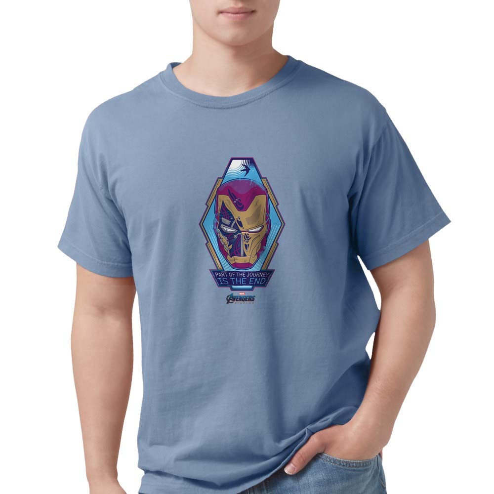 Iron Man Head Graphic T-Shirt for Men - Comfort Colors Cotton Tee - Superhero & Marvel Fan Apparel - Casual Wear & Gifts for Comic Lovers