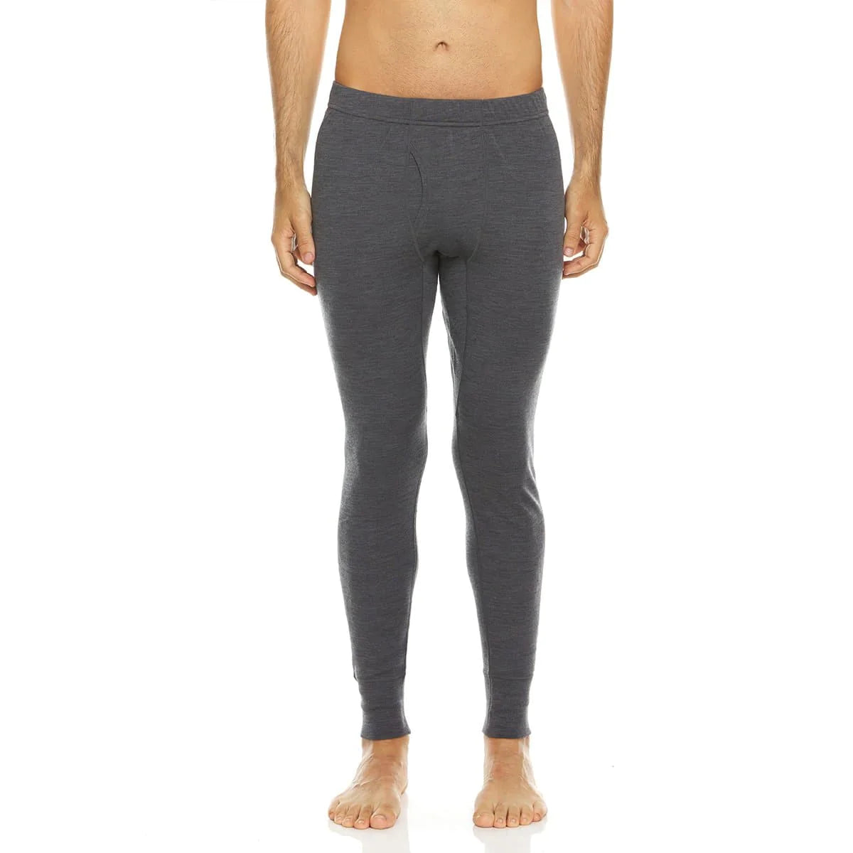 Men's Merino Wool Kancamagus Midweight Base Layer Pants - Warm Thermal Underwear for Hiking, Skiing & Winter Outdoor Activities