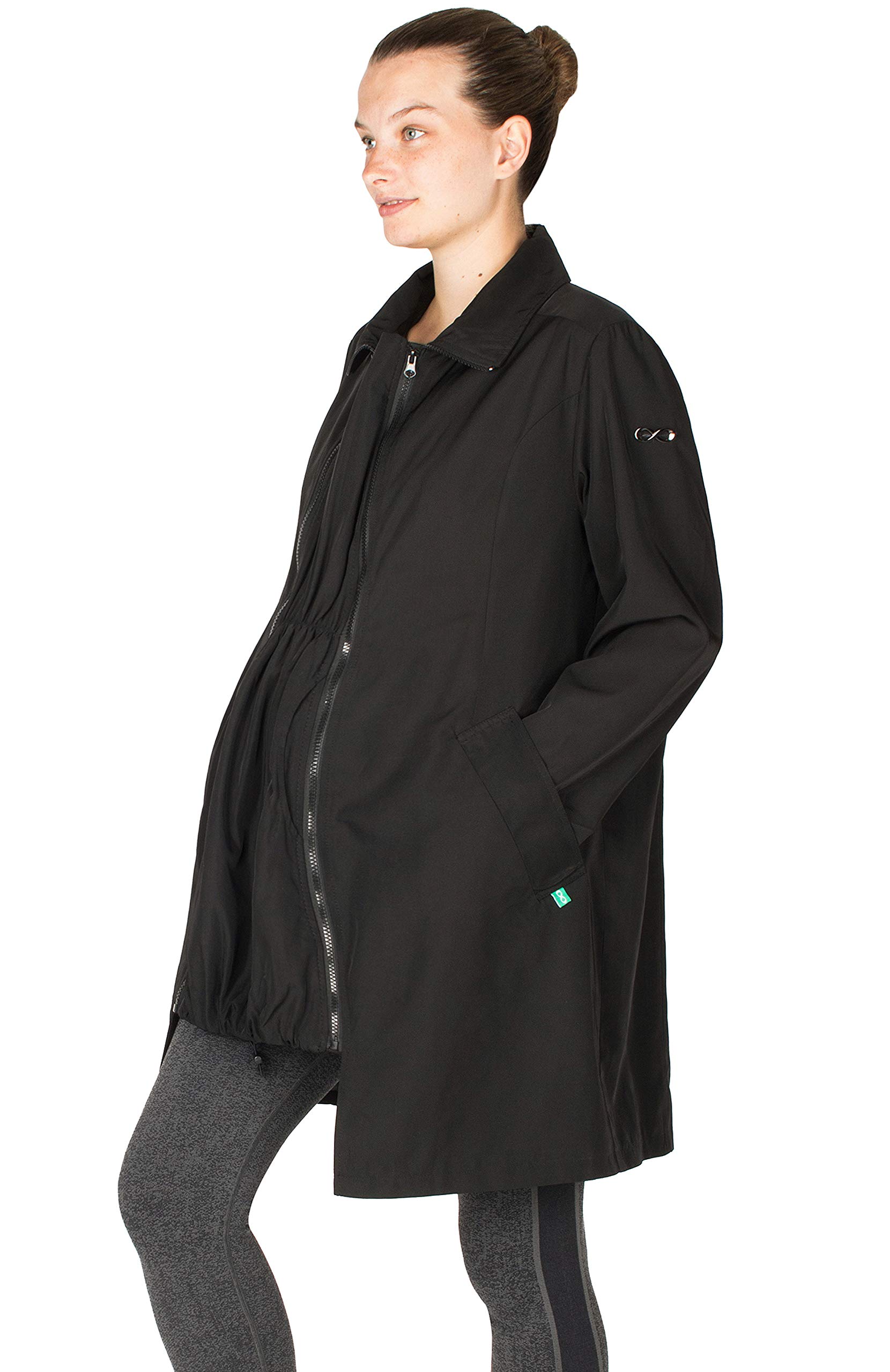 Maternity Twill Trench Coat with 3-in-1 Technology | Avelynne | Perfect for Pregnancy and Postpartum Style