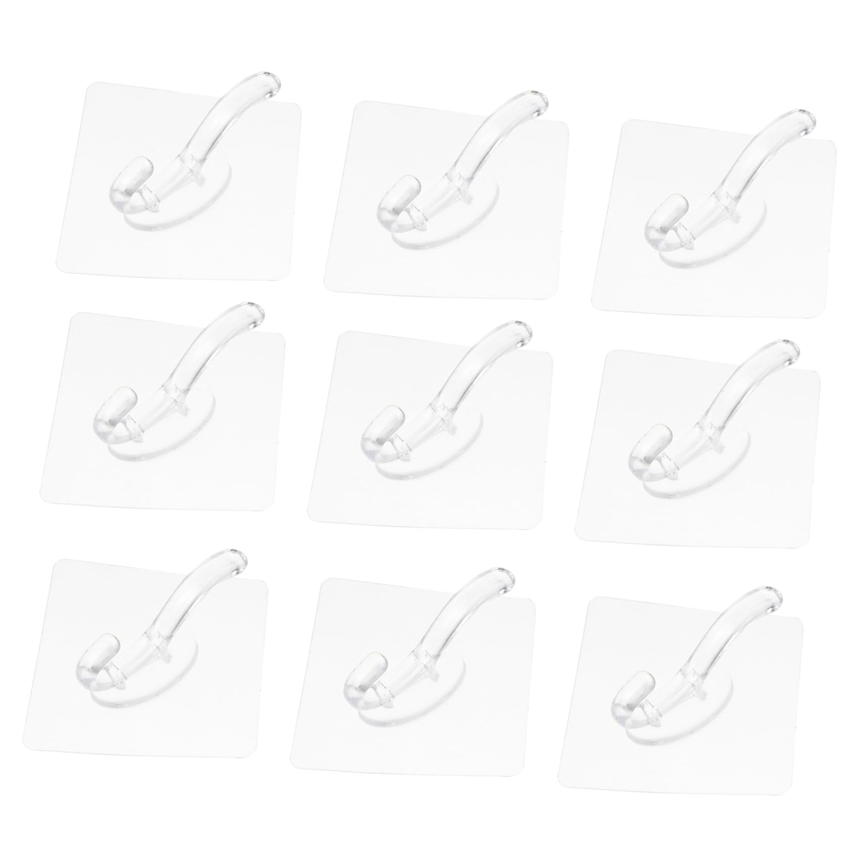 Cabilock Adhesive Hooks - 4 Pack Waterproof Bathroom Towel Hooks, Strong Sticky Wall Hooks for Kitchen, Bathroom, Bedroom Organization - Perfect for Hanging Towels, Robes, Keys and Decor