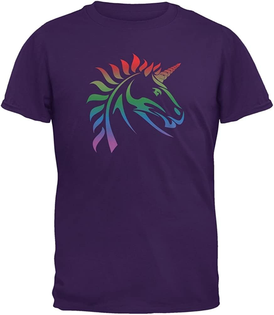LGBTQ+ Pride Rainbow Unicorn T-Shirt for Adults - Gay Rights Equality Tee for Pride Parades & LGBTQ Events
