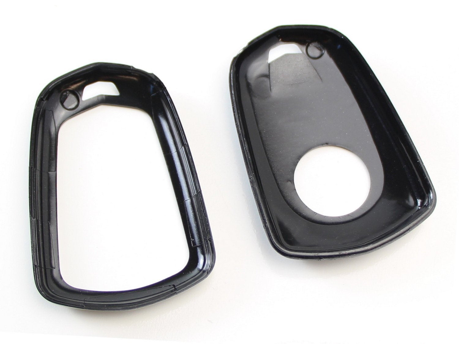Premium Glossy Black Smart Key Fob Shell Replacement for 2015+ Cadillac ATS CTS XTS Escalade - Perfect Fit, Durable Protection for Daily Use & Car Security