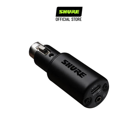 Shure MVX2U Digital Audio Interface - Professional USB Microphone for Podcasting, Streaming & Recording - Perfect for Home Studios & Content Creators