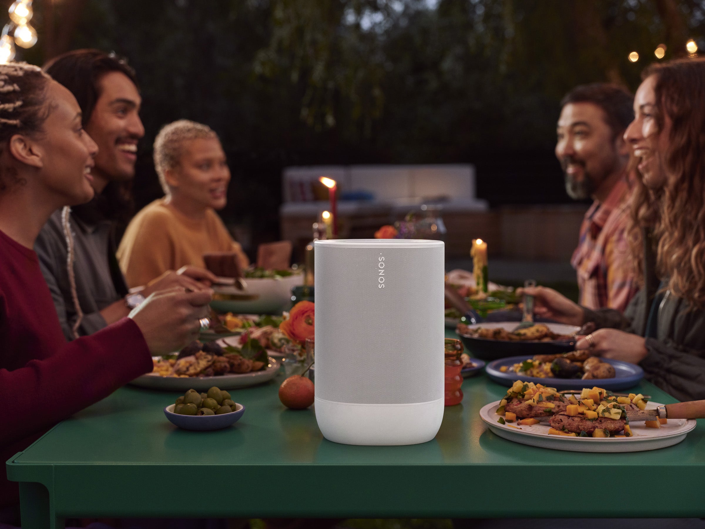 Sonos Move 2 Wireless Bluetooth Speaker for Home - Portable Outdoor & Indoor Use, Perfect for Parties, Travel, and Backyard Gatherings