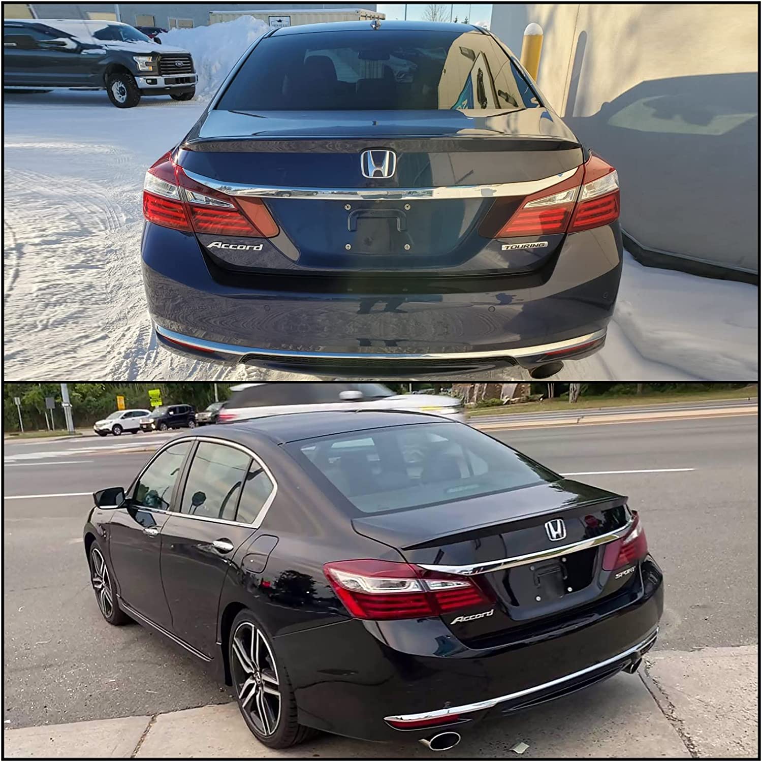 2013-2017 Honda Accord Sedan 4-Door OE Style Trunk Spoiler Wing - Perfect for Car Customization & Street Style Enhancement