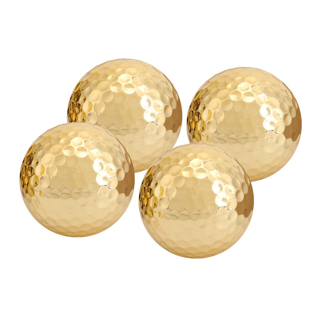 Premium Double Layer Gold Plated Sports Balls - High Resilience Training Balls for Baseball, Basketball & Football Practice | Perfect Gift for Athletes & Coaches | Ideal for Gym, Backyard & Team Training