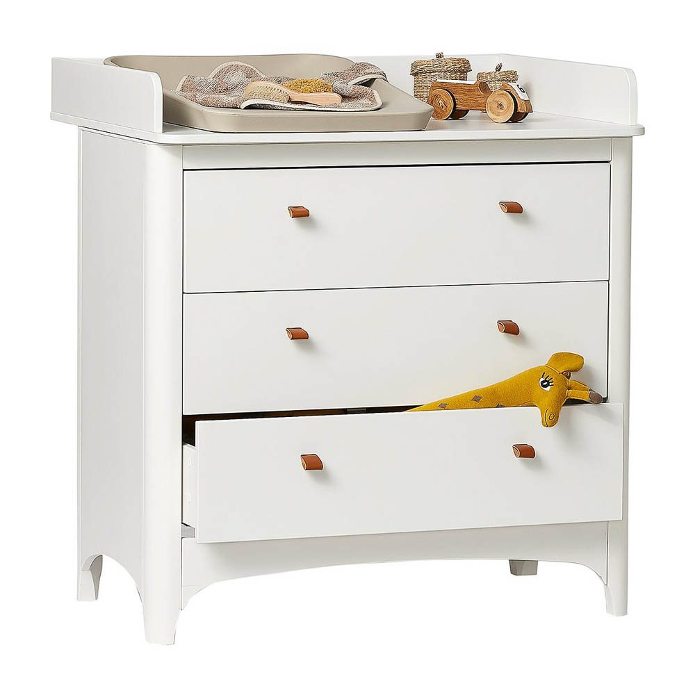 Leander Changing Unit for Classic Dresser - Premium Baby Changing Table with Safety Rails | Perfect for Nursery, Daycare & Home Use