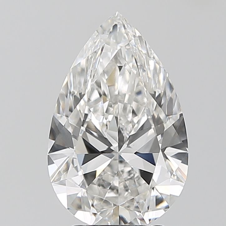 3 Carat F VS1 Pear Lab Grown Diamond - Elegant Engagement Ring for Women, Perfect for Proposals, Anniversaries & Special Occasions