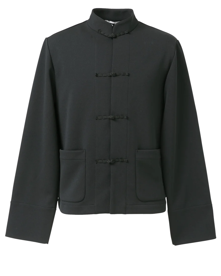 CDG China Jacket - Polyester Jersey Unisex Fashion Coat for Men & Women | Perfect for Casual Wear, Street Style & Layering