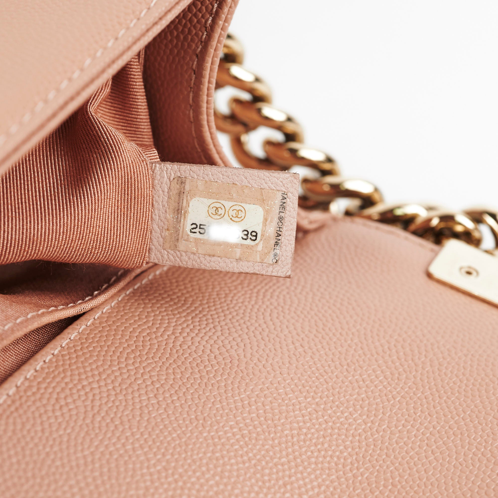Chanel Old Medium Boy Bag in Beige Caviar Leather - Luxury Designer Handbag for Women, Perfect for Everyday Use & Special Occasions