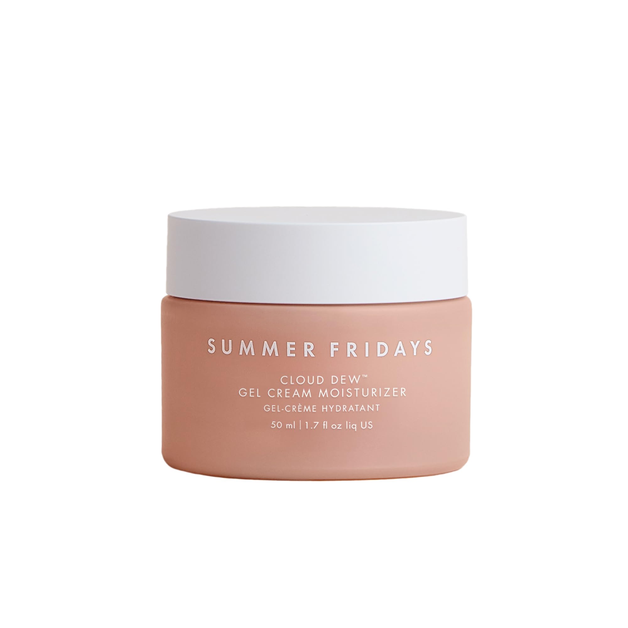 Summer Fridays Cloud Dew Gel Cream Moisturizer - Lightweight Hydrating Face Moisturizer with Hyaluronic Acid & Ceramides for Plumping, Glowing Skin | 1.7 Fl Oz | Perfect for Daily Skincare Routine & Travel-Friendly