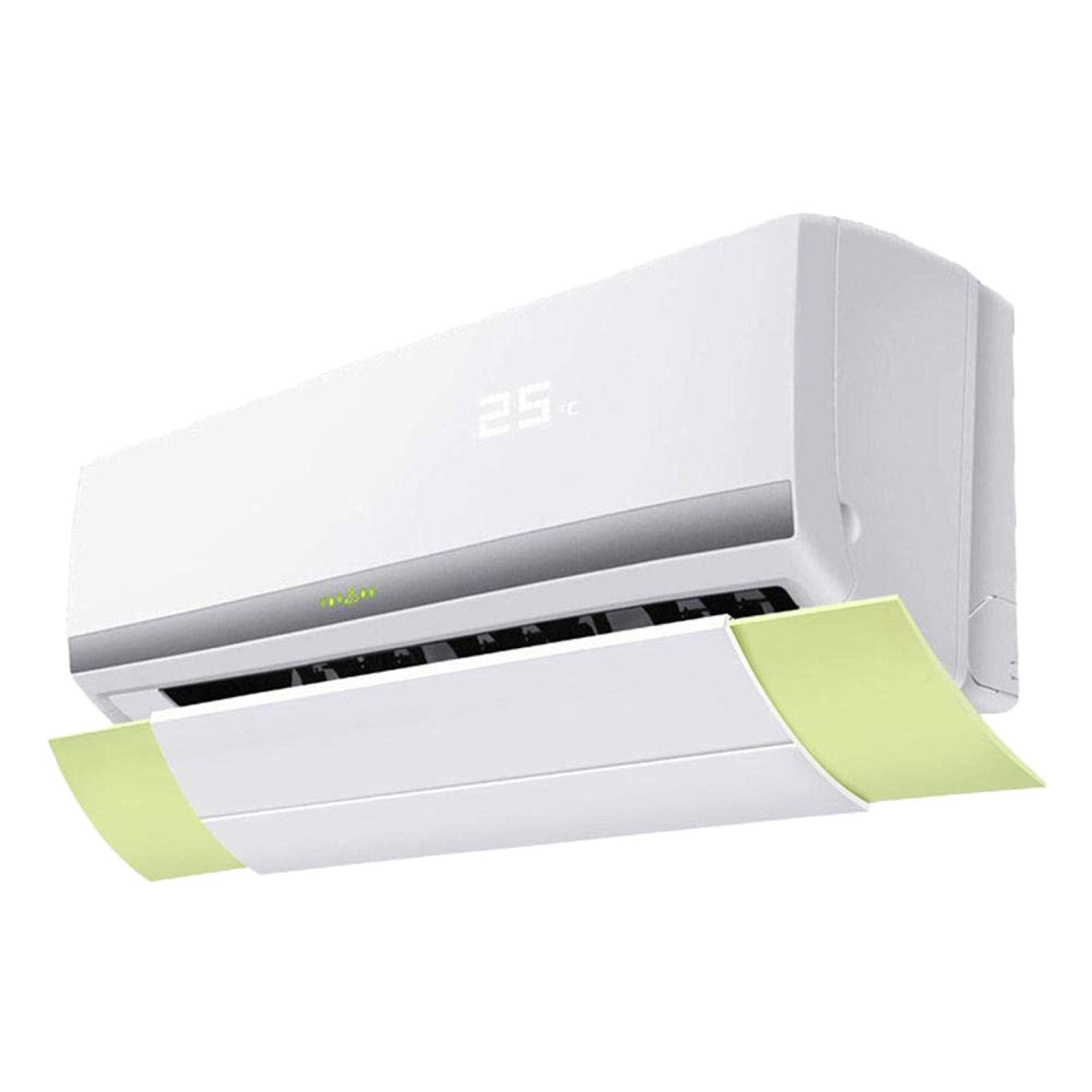 LEAQU Stylish Air Conditioner Deflector - Adjustable Split Windshield Outlet, Telescopic Wind Shield Cover for Home (Green) | Perfect for Bedroom, Office & Living Room Cooling