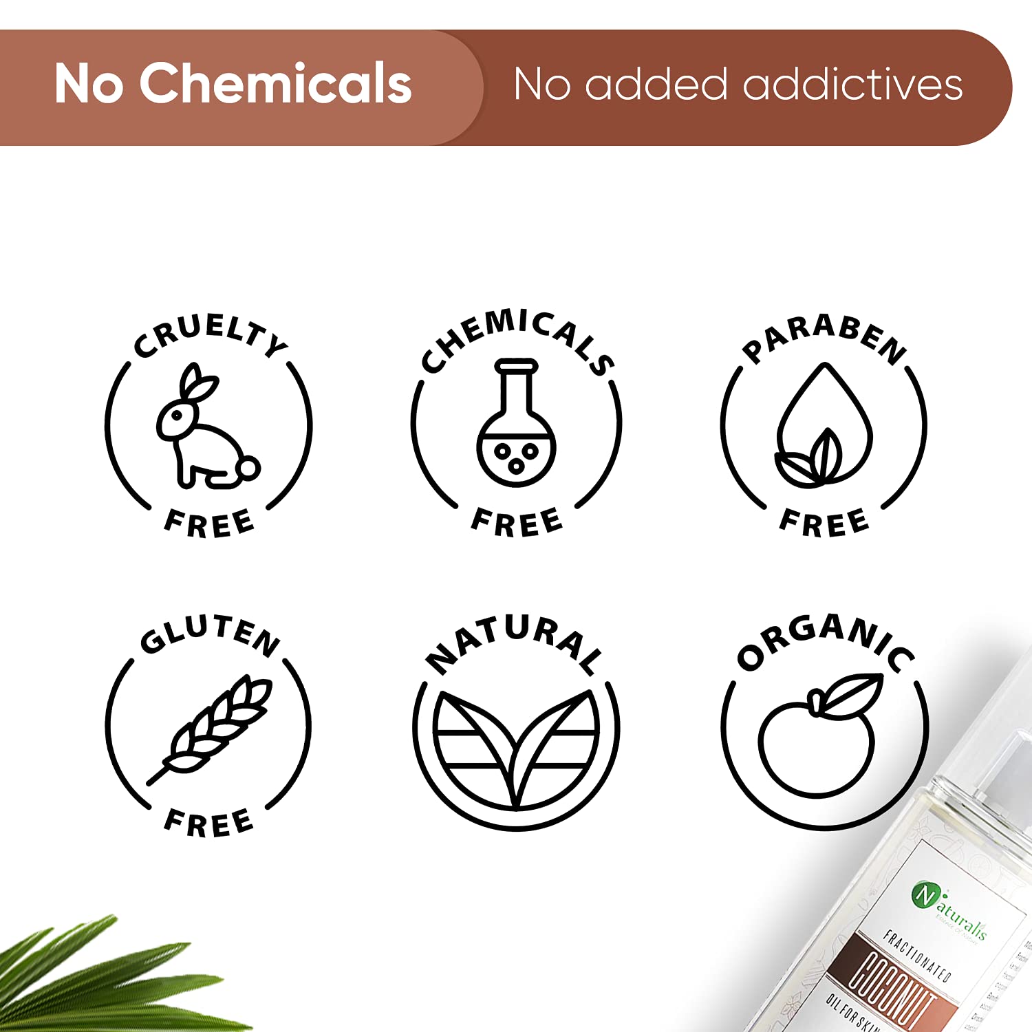 Naturalis Fractionated Coconut Oil for Skin - 100% Pure Moisturizing Carrier Oil, Therapeutic & Odorless, 8oz (200ml) - Perfect for Massage, Hair Care & Aromatherapy