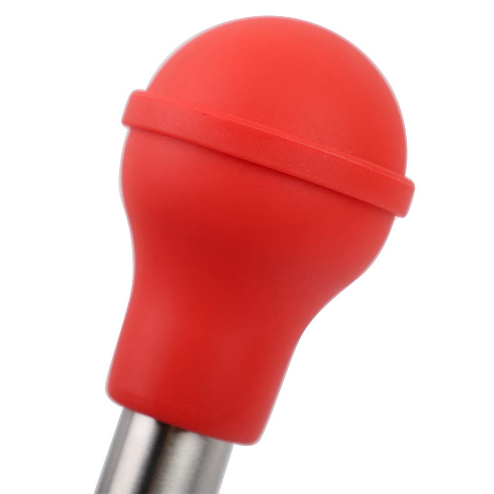 Premium Stainless Steel Turkey Baster & Marinade Injector - Heat-Resistant Condiment Pump for Flavorful Meats, BBQ, Roasts - Perfect for Thanksgiving, Grilling & Cooking