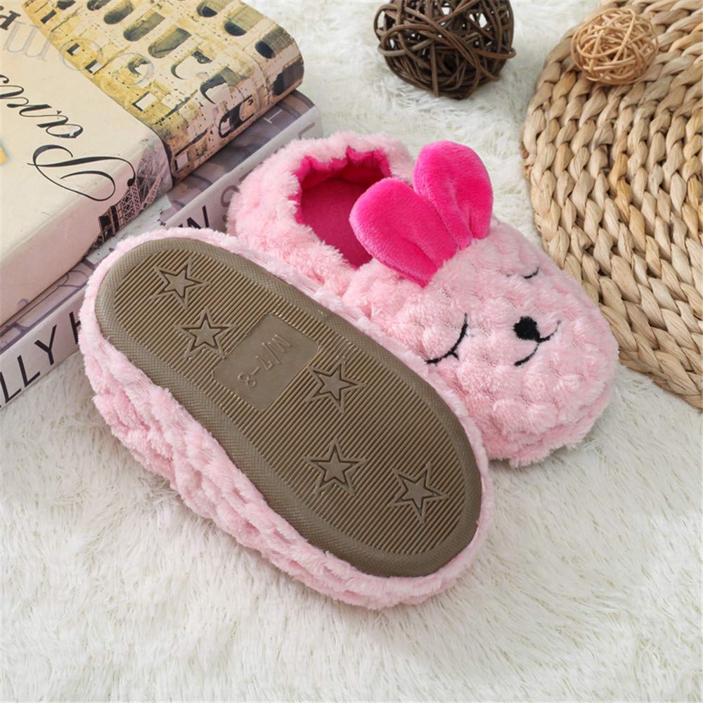 Cute Cartoon Soft House Slippers for Baby Girls - Non-Slip Indoor Shoes for Toddlers - Perfect for Playtime, Nursery & Home Comfort