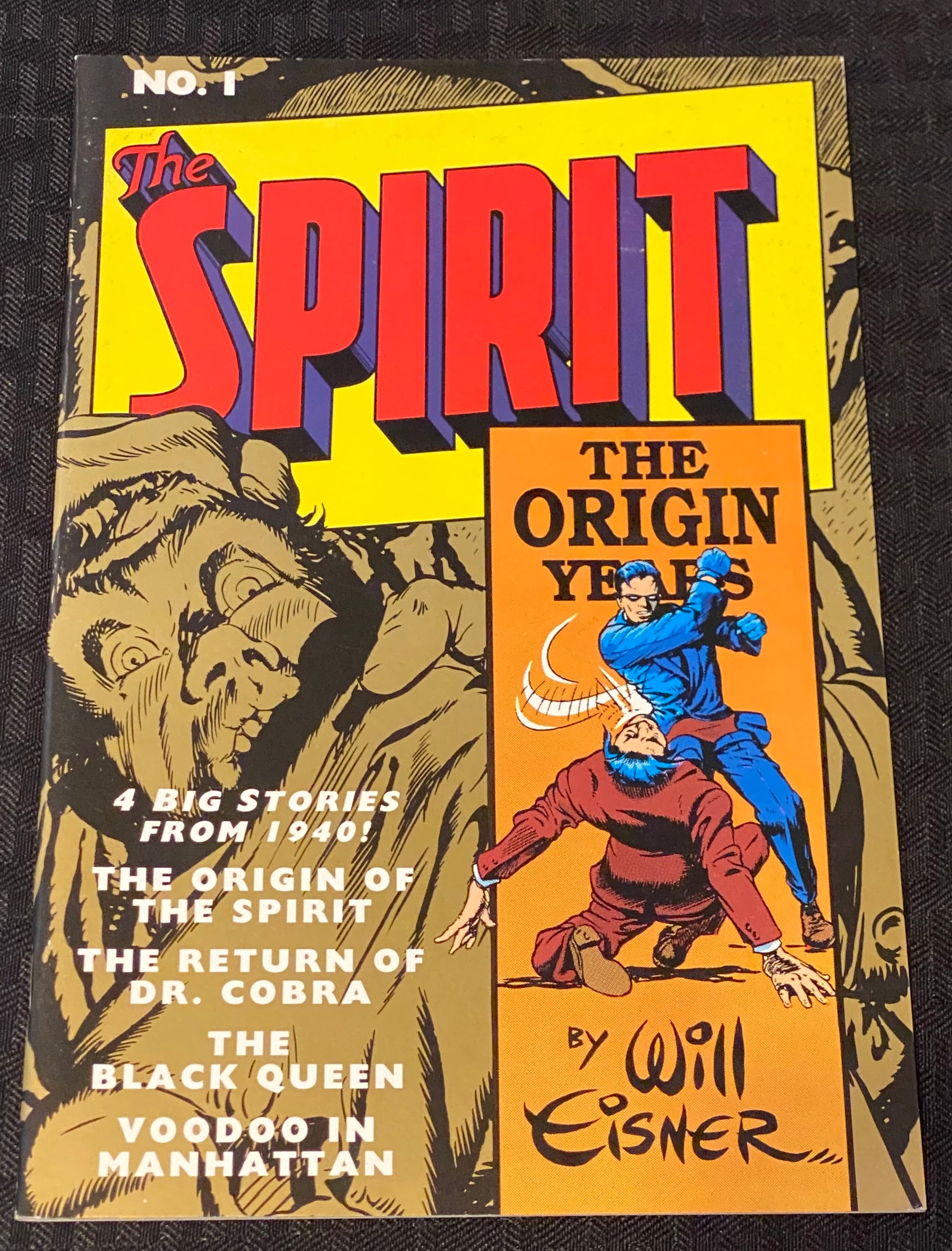 The Spirit: Origin Years #1 (1992) - Will Eisner's Classic Graphic Novel | Kitchen Sink Press | Perfect for Comic Collectors & Vintage Art Fans